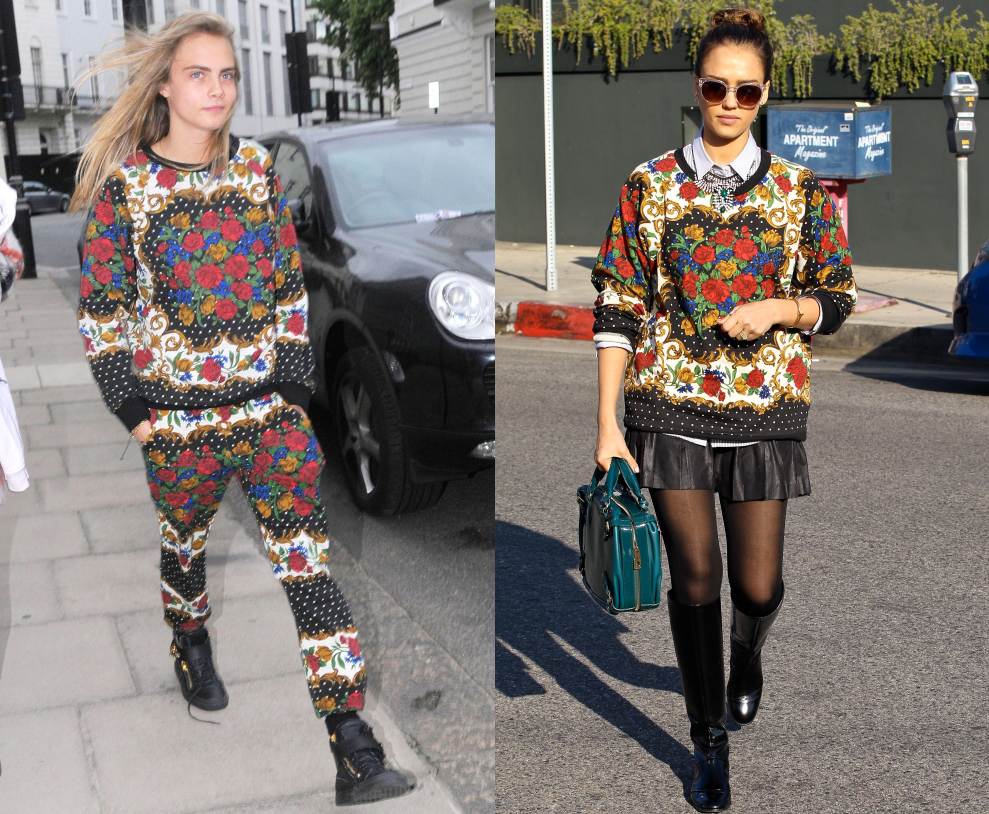 Fashion battle: Кара Делевинь и Джессика Альба