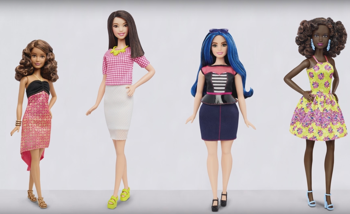 Компания Mattel выпускает коллекцию Барби с разными фигурами