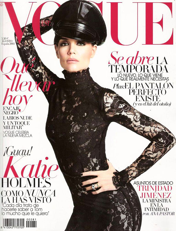 Кэти Холмс в журнале Vogue Испания. Август 2011