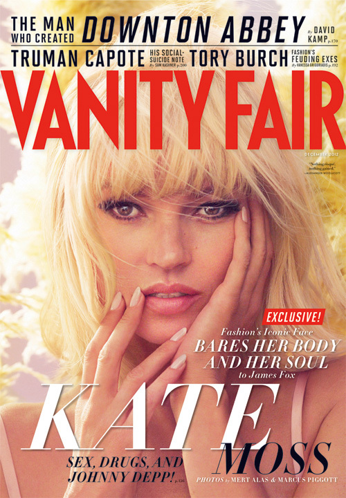 Кейт Мосс в журнале Vanity Fair. Декабрь 2012