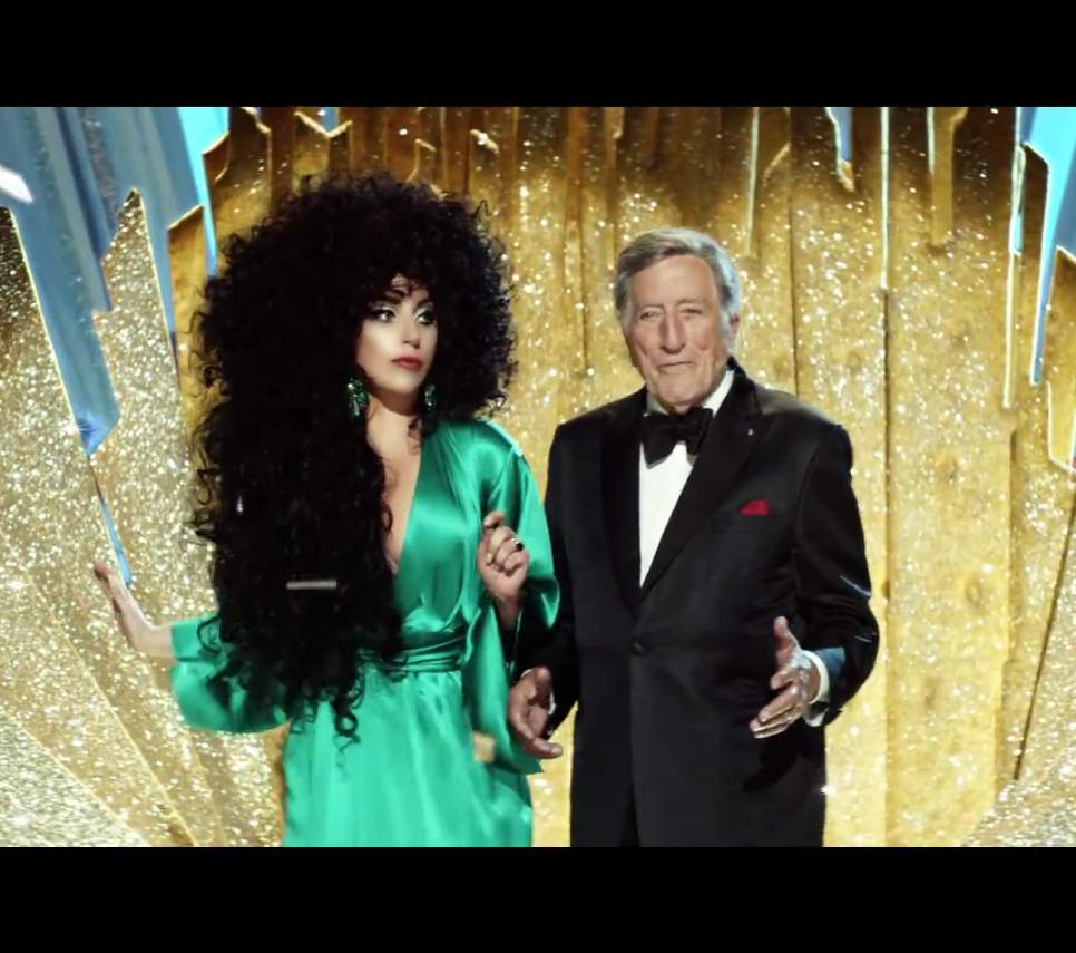 Lady Gaga и Тони Беннетт в рекламной кампании H&M Magical Holidays