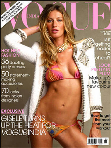 Жизель Бундхен в журнале Vogue Индия. Сентябрь 2009