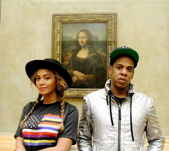 Бейонсе и Jay Z посетили Лувр