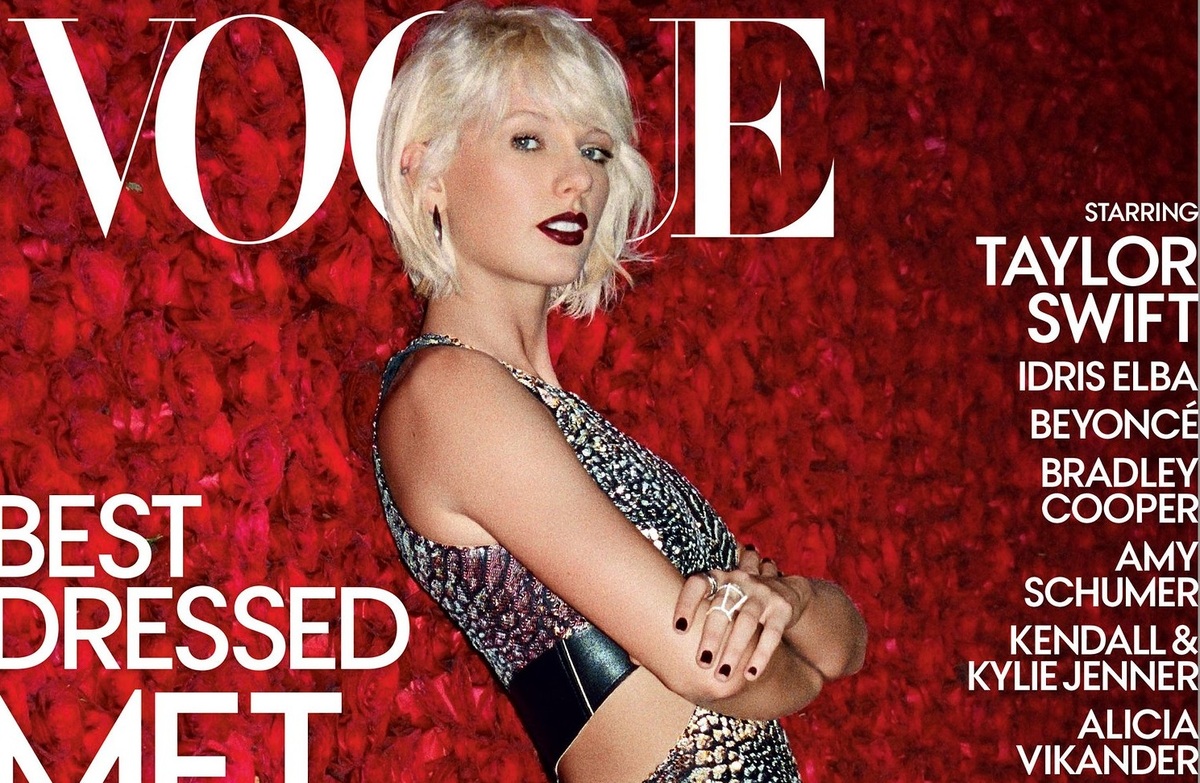Тейлор Свифт украсила обложку спецвыпуска Vogue Met Gala 2016