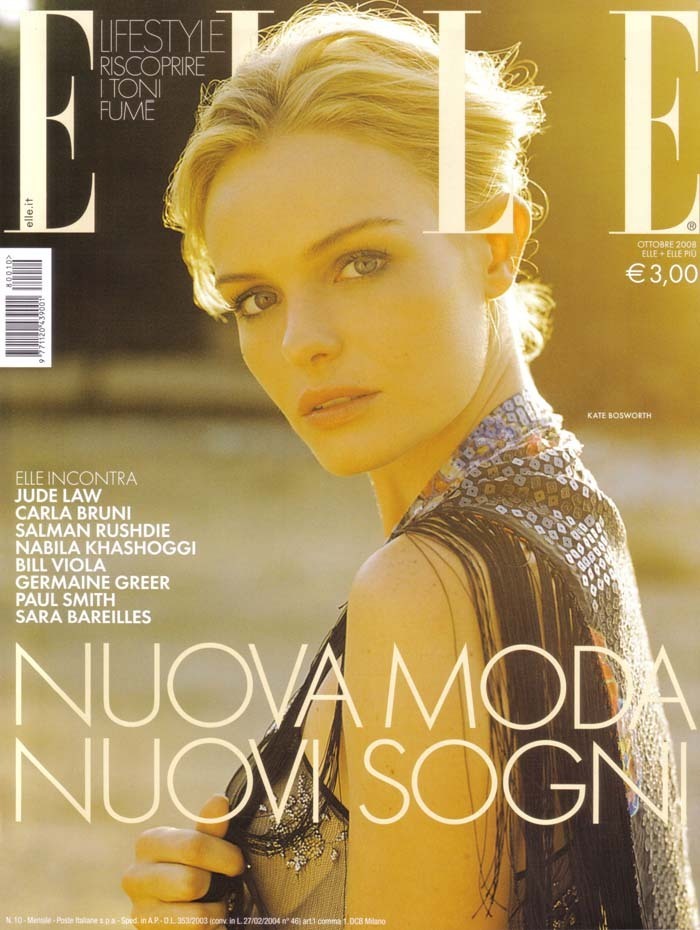 Кейт Босуорт в журнале Elle Italy. Октябрь 2008
