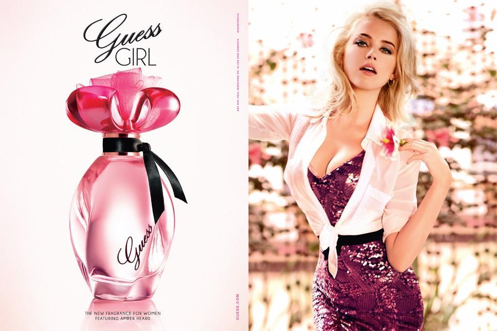 Эмбер Херд в рекламе аромата Guess Girl