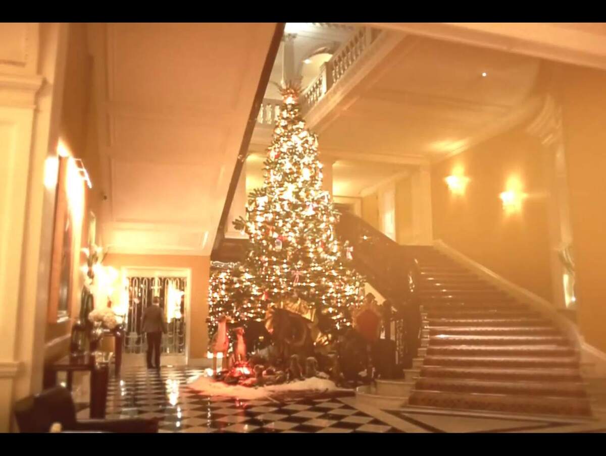 Видео: рождественская елка для Claridge&#39;s от Dolce & Gabbana
