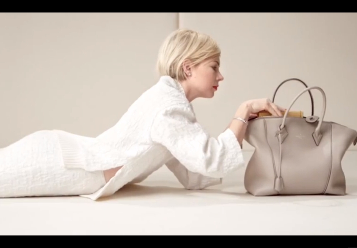 Видео: Мишель Уильямс на съемках рекламной кампании Louis Vuitton 2014