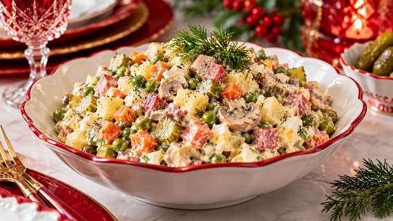 Салат с картошкой и морковкой круче оливье: на гулянках «Купеческий» улетает первым — с сервелатом